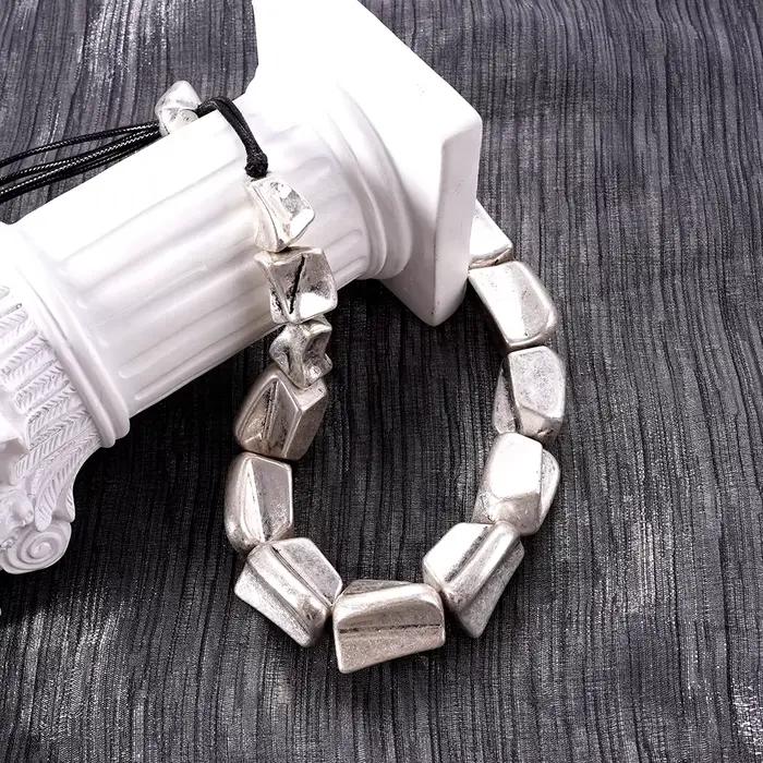 Collier irrégulier Unique marocain pour femmes avec corde réglable