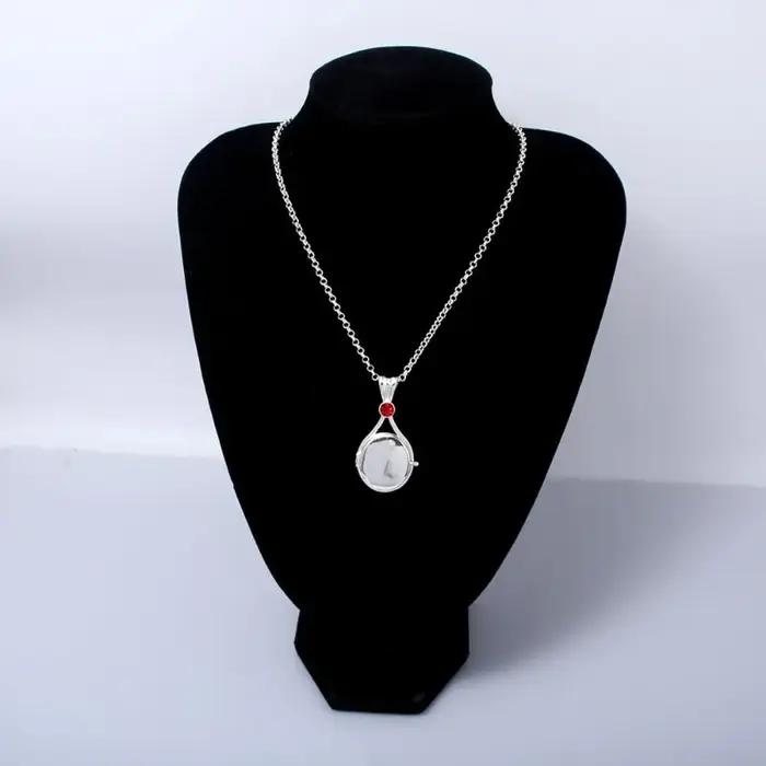 Collier sirène acrylique en forme de pendentif H2O pour femmes et filles trois styles de colliers océaniques fantaisie