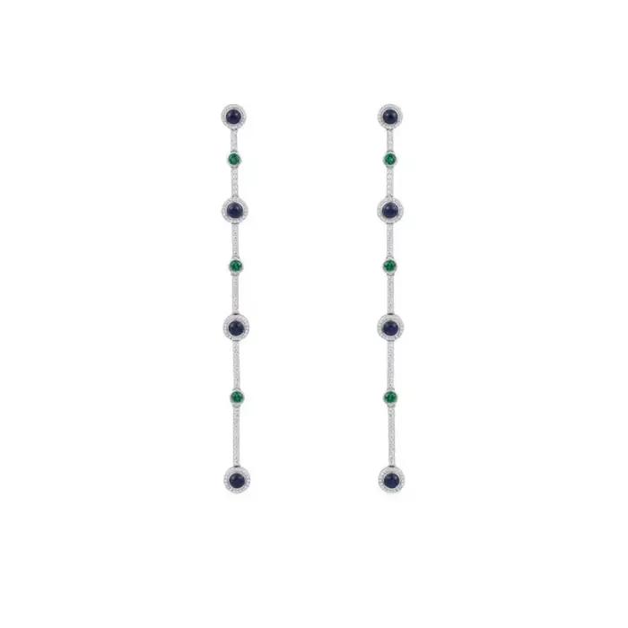 LI KI – boucles d'oreilles en argent Sterling 925 de haute qualité