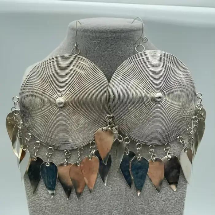Miao – boucles d'oreilles individuelles en argent
