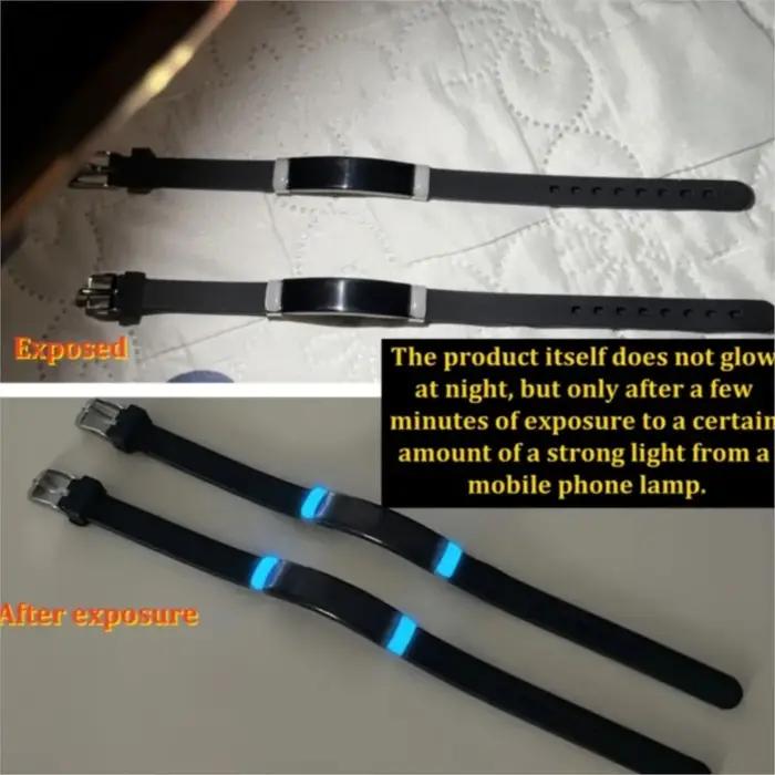 Bracelet croix chrétienne qui brille dans le noir pour femmes et hommes