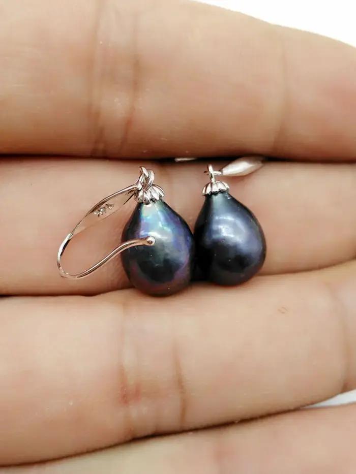 Boucles d'oreilles baroques AAA + 10-12MM