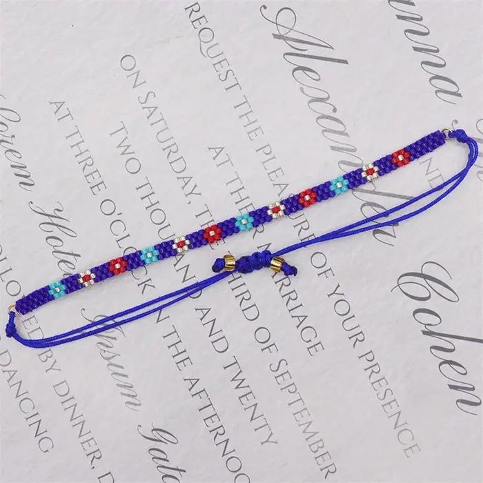 ZBoom GVI-Bracelet perlé multicolore pour femmes