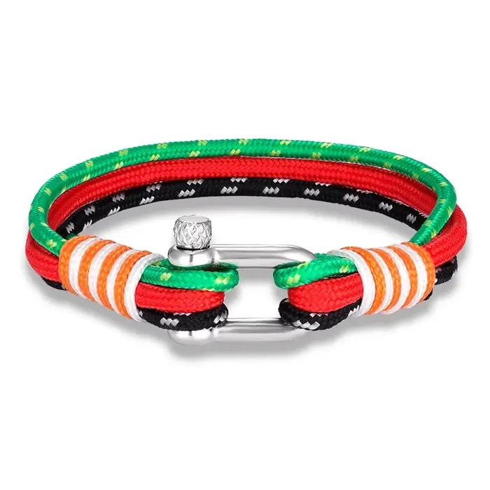 MKENDN – Bracelet de surfeur Boho fait à la main pour hommes et femmes, bijoux unisexe avec boucle d