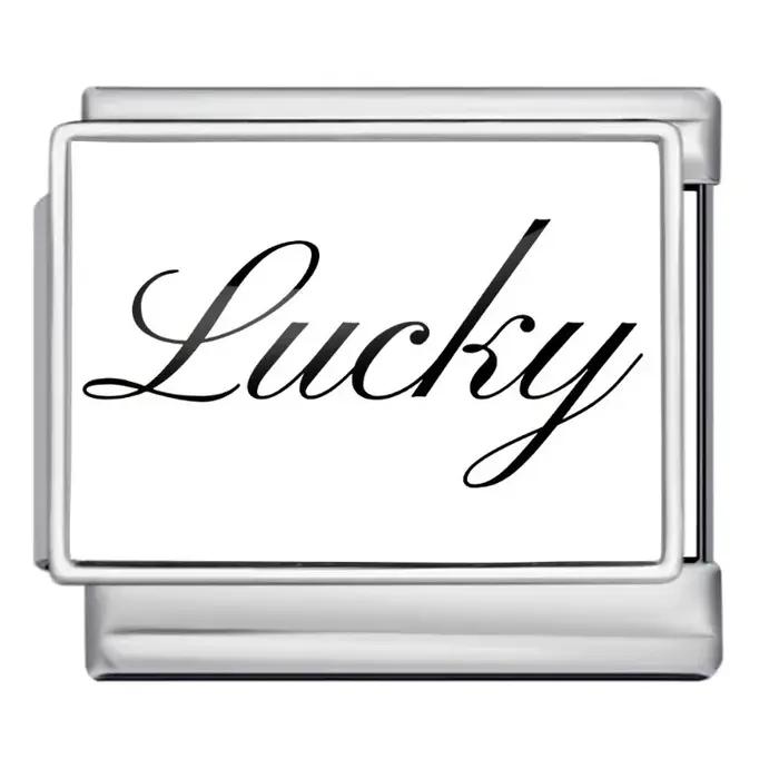 Chaîne à breloques italienne élastique motif star classique pour bracelets unisexes à personnaliser occassions spéciales