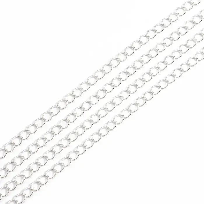 Collier d'extension de bague à maillons longs ovales, Quitail Extender, JOFor DIY Jewelry, Fournitur