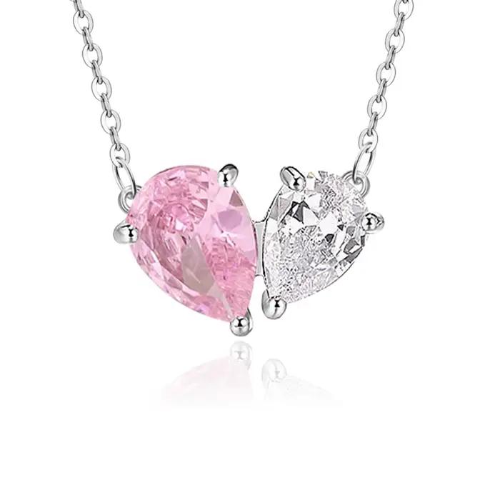 Ensemble de bijoux en argent regardé 925 pour femme
