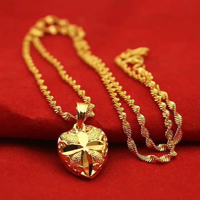 Collier court plaqué or 18 carats style religieux pour femme bijou fin cadeau de fête occasions spéciales anniversaire mariage halloween noël
