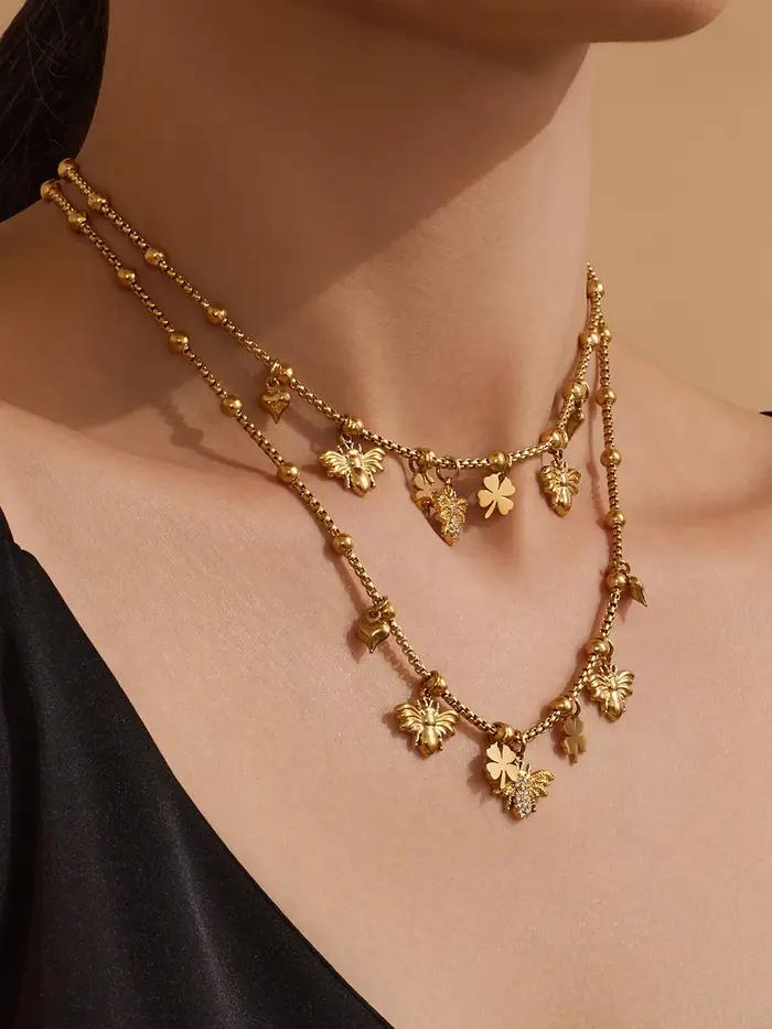 Nivora populaire abeille pendentif collier Bracelet