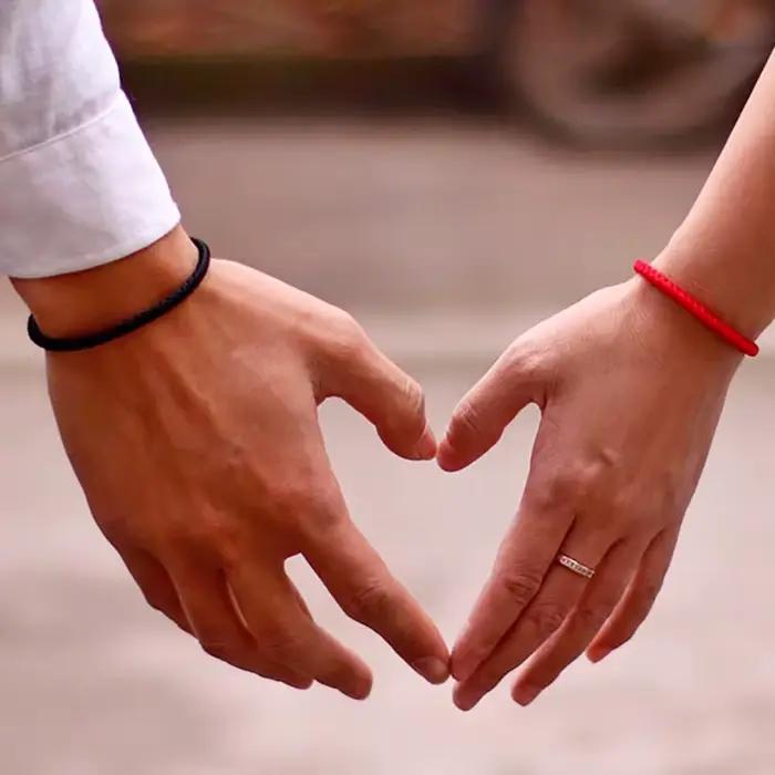 Nouveau Bracelet en corde pour hommes et femmes, Bracelets d'amitié assortis, accessoires de bijoux de méditation, Braslet Rouge Pulseira Masculina