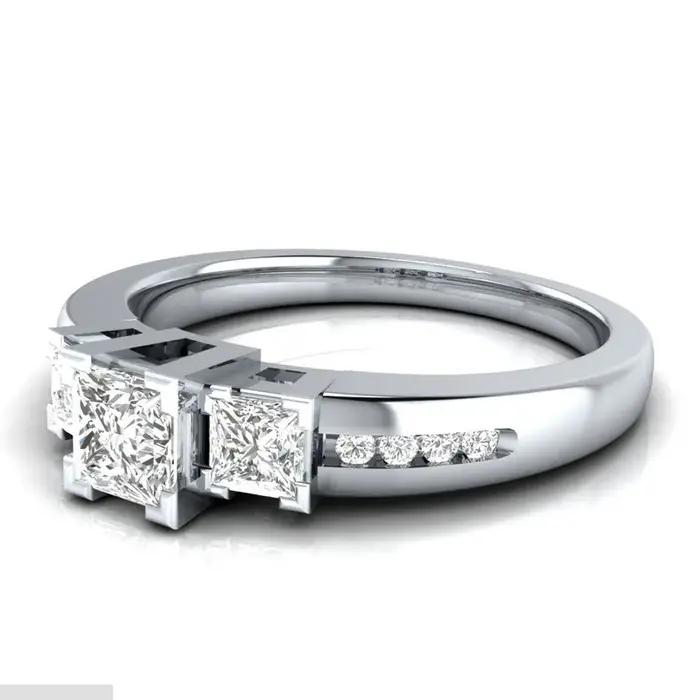 Jellystory-Bague Classique en Argent 925 pour Femme