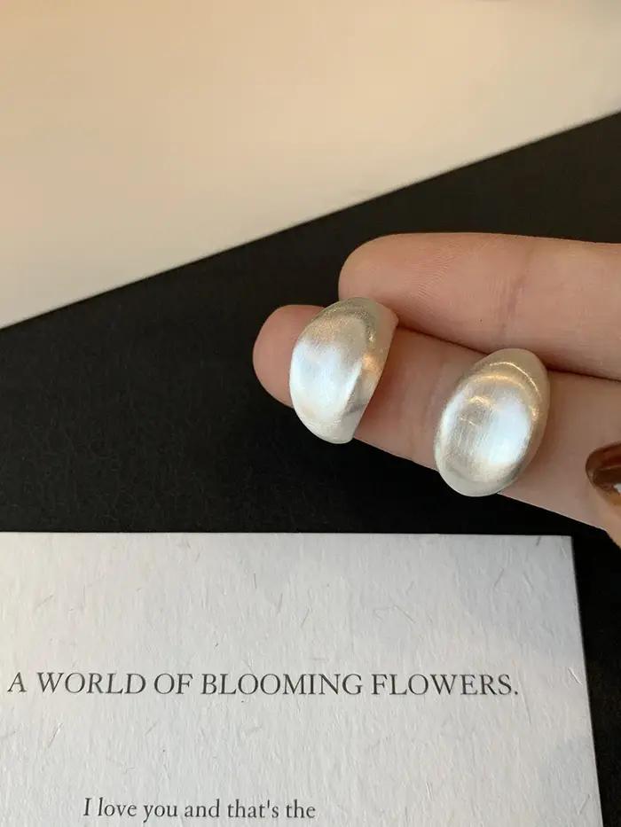 Boucles d'oreilles en argent regardé 925 pour femmes