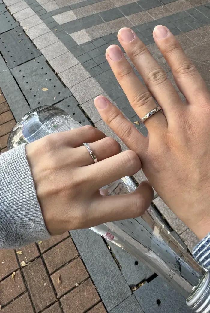 Bague Cadenas en Argent 925 Serties de Zirconium Blanc Idéale pour Couples Occasions Spéciales Fiançailles Anniversaires