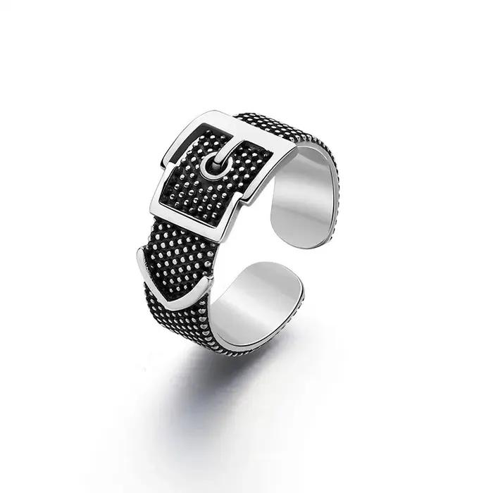 Bagues réglables en argent regardé 925 pour femmes, ceinture, bijoux de mariage, fiançailles, vente