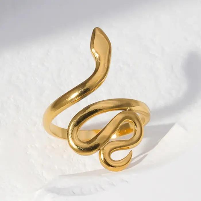 Bague de Cocktail en Acier Inoxydable avec Motif Animal de Compagnie pour Femmes et Hommes Occasions Spéciales et Usage Quotidien