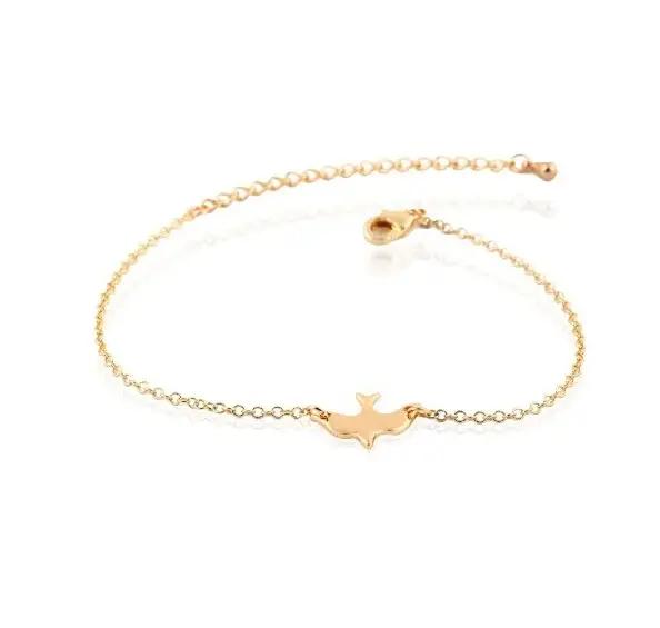 Bracelet colombe oiseau minuscule colombe de paix