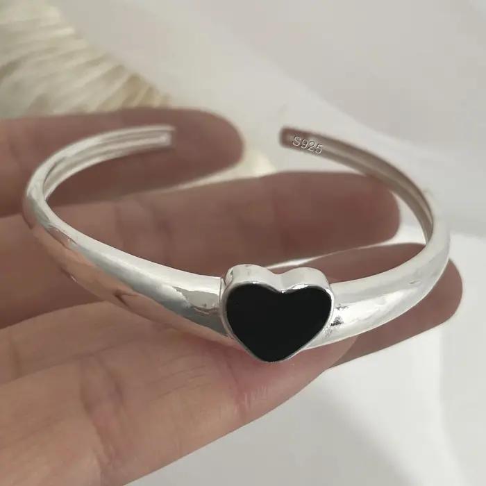 Bracelet en métal 100% argent Sterling 925 massif pour femmes