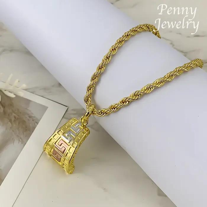 Ensemble de bijoux plaqués or 18 carats pour femmes classiques collier et boucles dorees occasion mariage et cadeaux speciaux