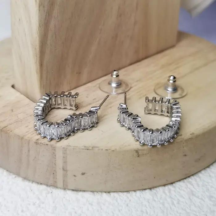 Nouvelles Boucles d'Oreilles Originales 2026 pour Femme, en Cristal Taillé, Bijoux de Mariage Exquis