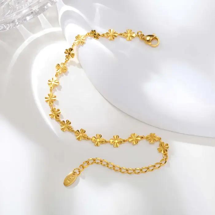 Bracelet tendance en acier inoxydable pour femmes