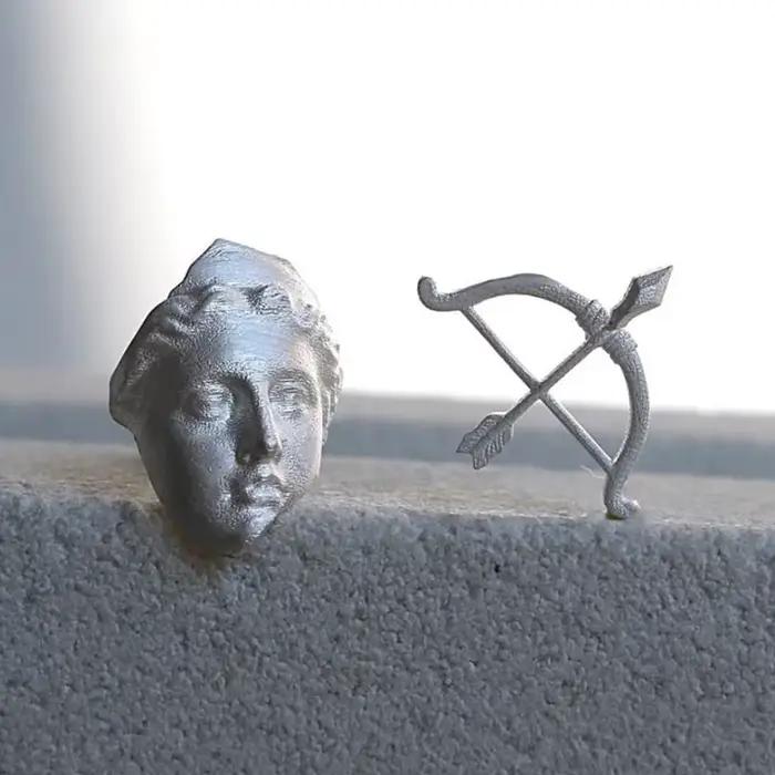 Boucles d'oreilles créatives asymétriques en forme de déesse Artemis et d'arc et flèche, bijoux en a