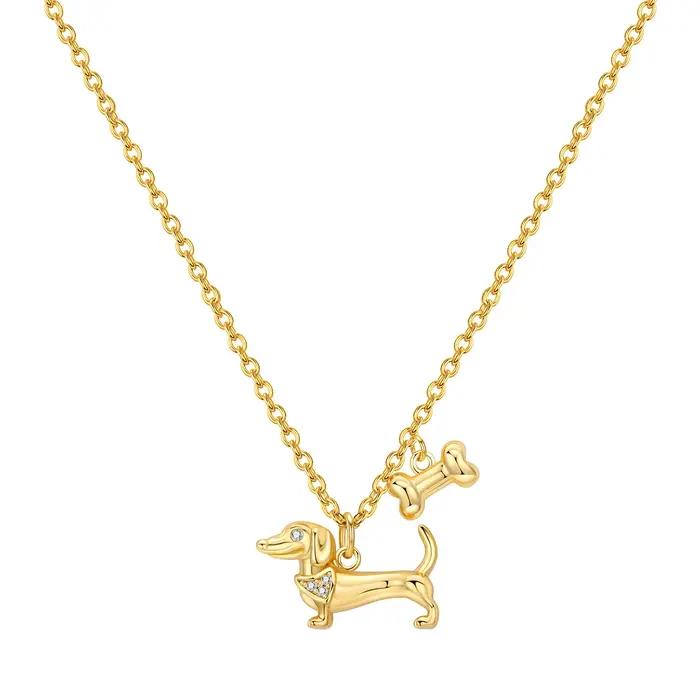 Collier avec pendentif en argent sterling 925 et or 18 carats design original pour femmes cadeaux d'anniversaire bijoux fins à la mode occassions spéciales