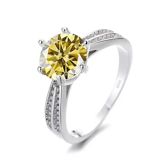 PomerceJelly-Bague en argent regardé S925 pour femme