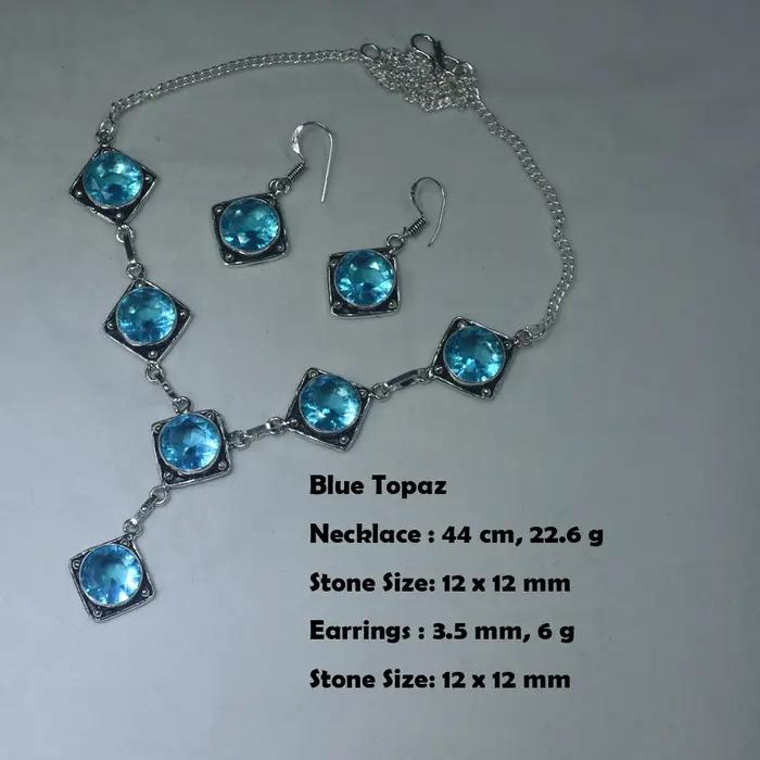 Bijoux de mode, collier en pierre de lune véritable