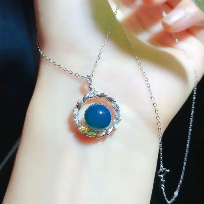 Bijoux en ambre bleu mexicain naturel certifié multi-design