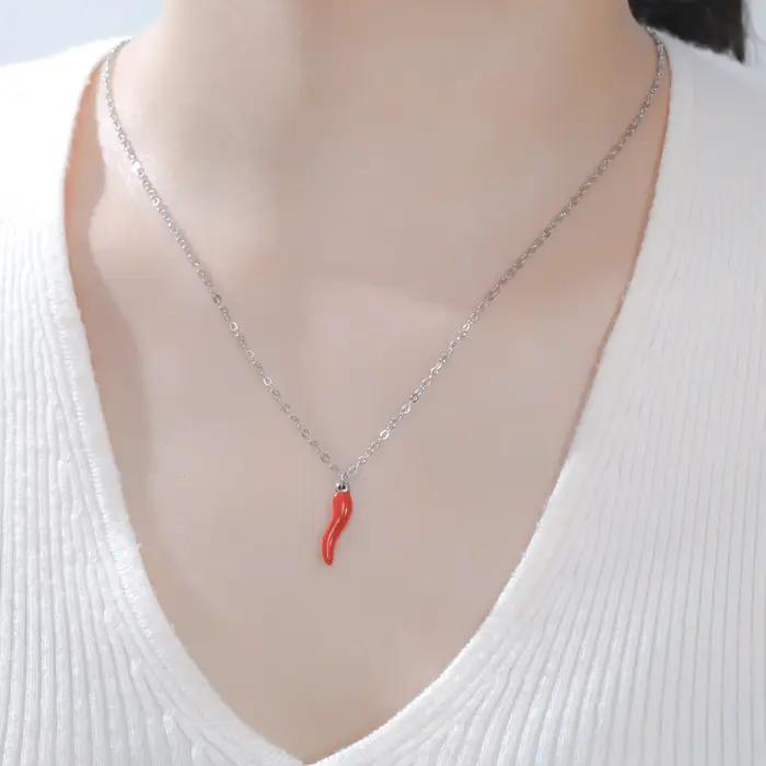 Collier pendentif Lucky Italy Cornicello