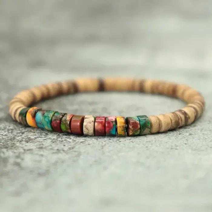 Bracelet bohème en perles AMP pour hommes et femmes