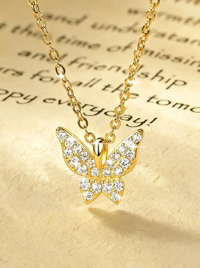 Collier en diamant Moissanite Anziw 1.5mm D couleur VVS1