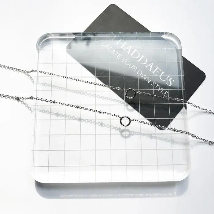 Collier à breloques Double Carriers argent Sterling 925 bijoux mode pour femmes et filles occasions spéciales