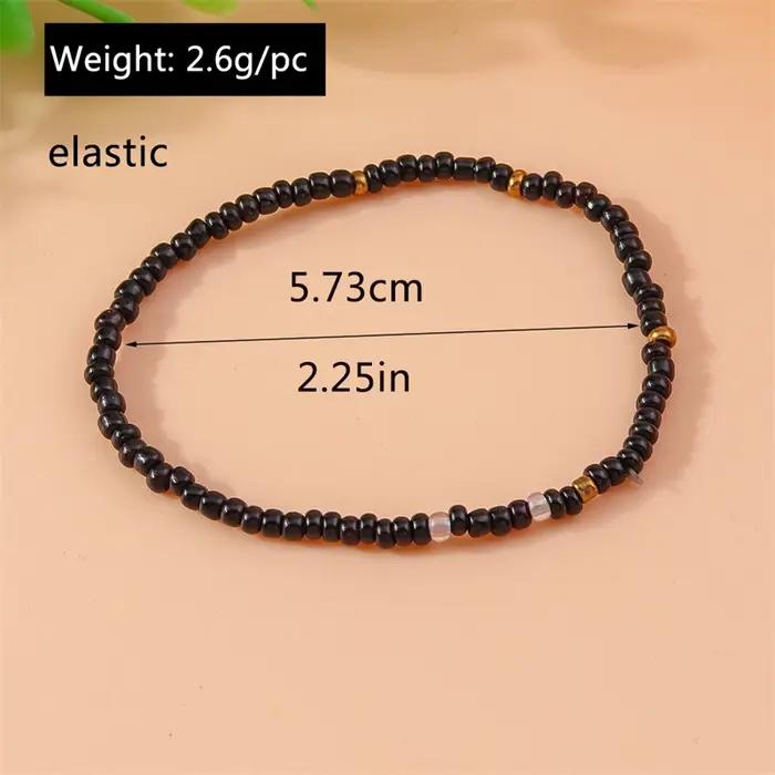 Bracelet bohème fait main coloré avec perles pour femmes et filles