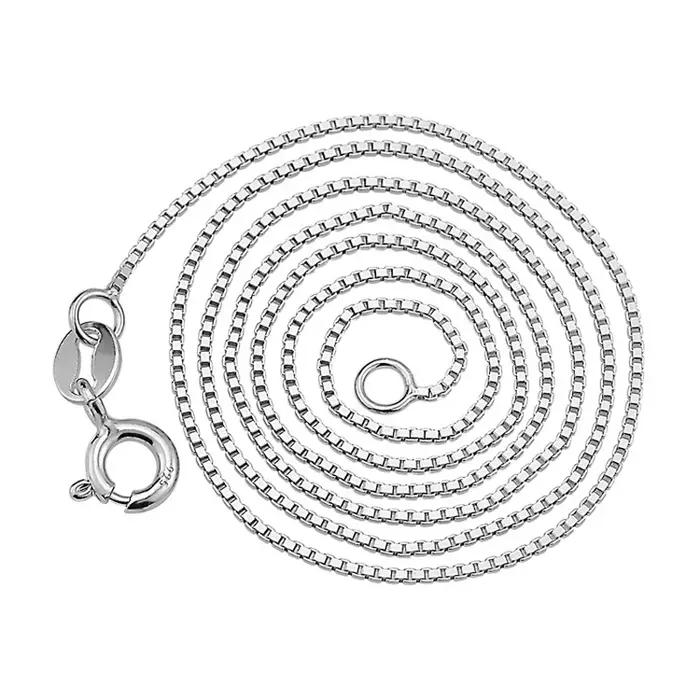 Collier en argent regardé 925 pour femmes et filles