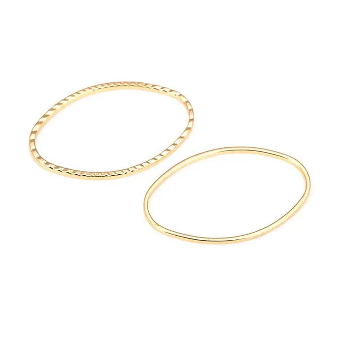 Bagues fermées rondes en or 18K de haute qualité pour femmes, bijoux élégants à offrir pour occasions spéciales