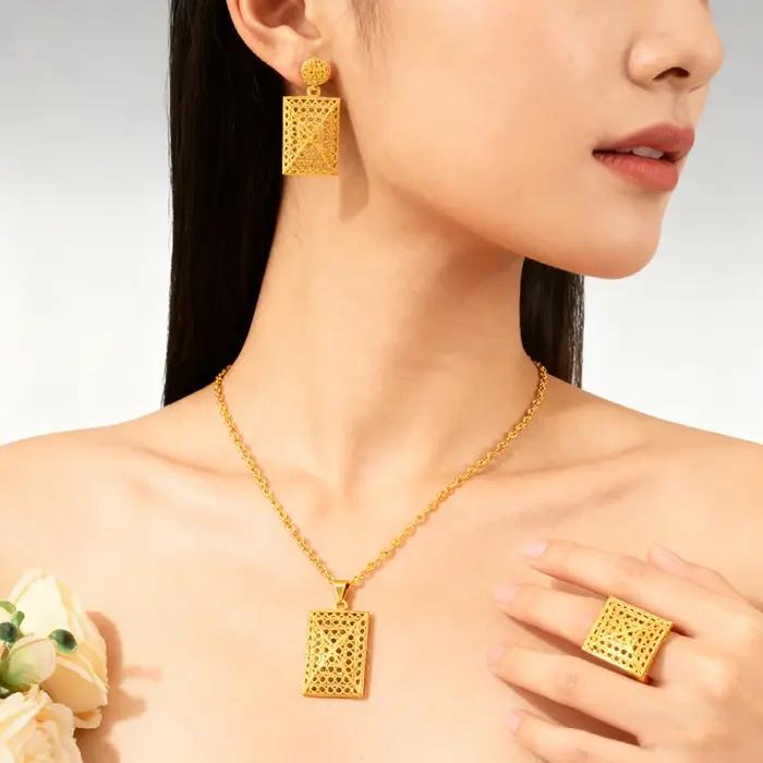Bijoux plaqués or italien 18 carats pour femmes