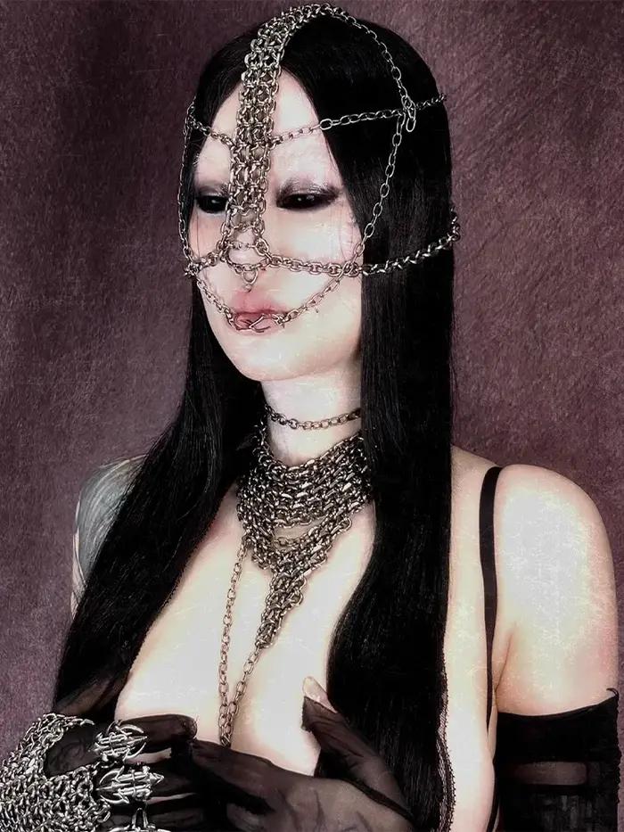ZHUHE – collier à pièces irrégulières dans le Style Cyberpunk