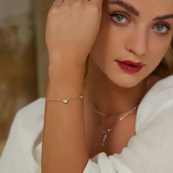 Bamoer – Bracelet en argent Sterling 925 pour femmes