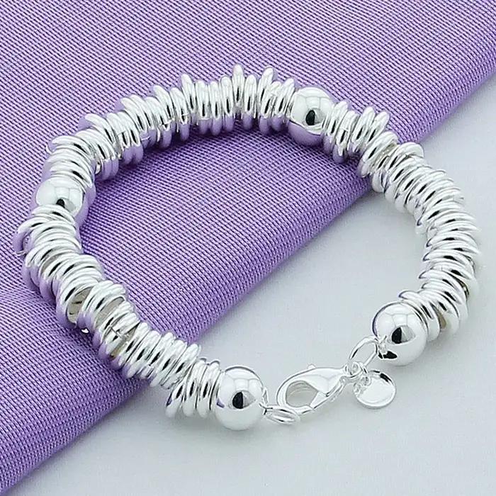 Bracelet cloche en argent Sterling 925 pour femme