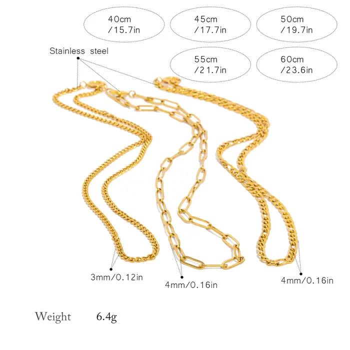 Chaîne de pendentif 40cm-60cm - Créez un collier personnalisé