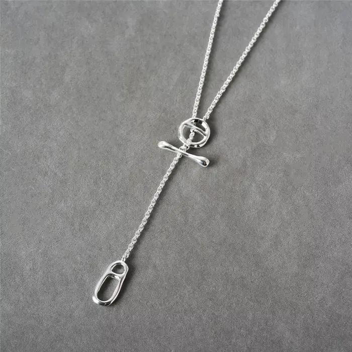 Collier long en grains de café pour femmes
