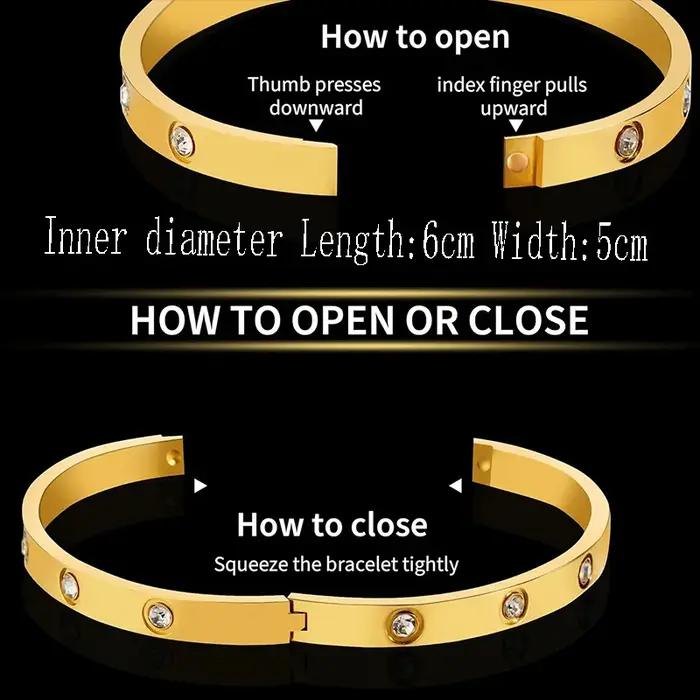 Bracelet empilable Trèfle d'amour pour femmes et adolescentes