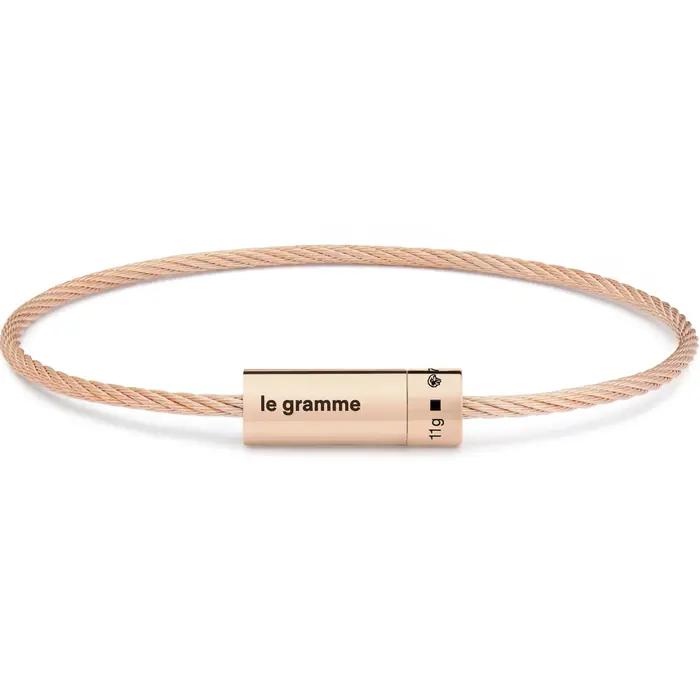 Le Gram 7g Nouveau Bracelet en Argent Sterling 925 de Haute Qualité, Bijoux Français, Bracelet Populaire pour Hommes et Femmes, Cadeau, Livraison Gratuite