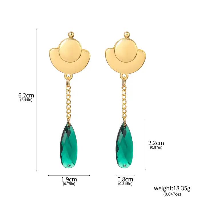Collier et boucles d'oreilles pour femmes et filles