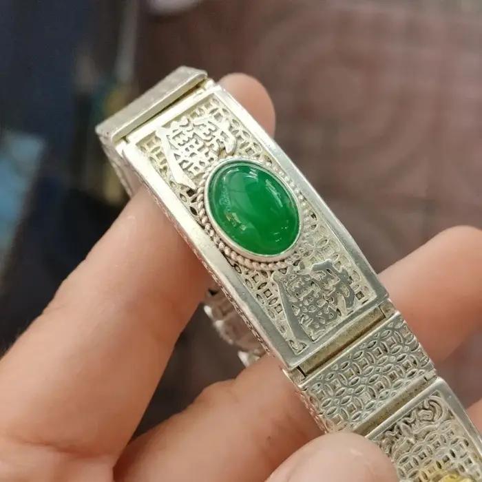 Bracelet Pixiu en argent thaïlandais fait main