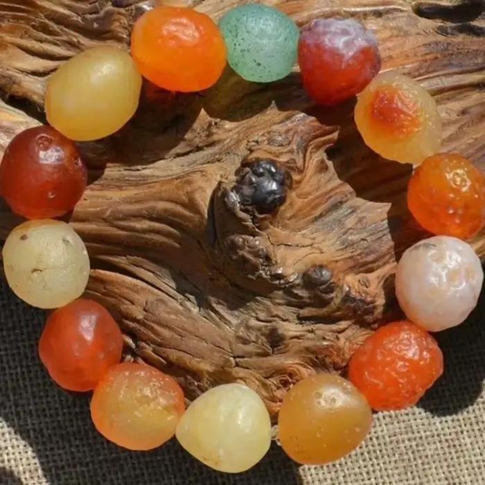 Nouveau Alxa Gobi désert Agate sucre coeur Bracelet bijoux de mode
