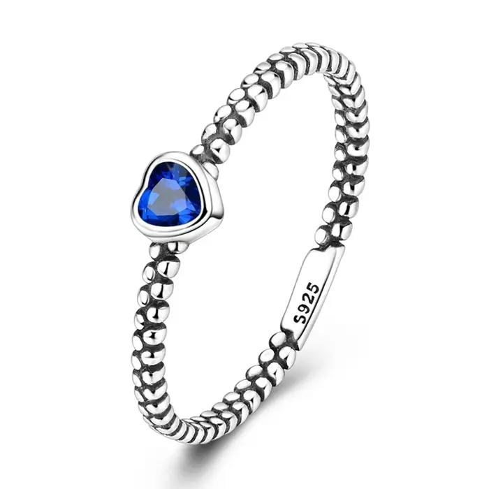Bague en argent Sterling 925 originale pour femmes et filles
