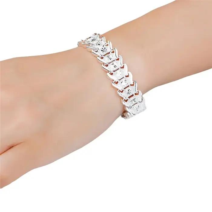 PABEYN – Bracelet large en argent Sterling 925