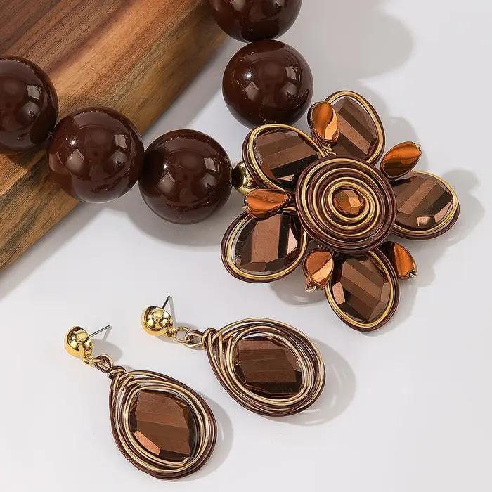 Ensemble de bijoux tendance pour femmes